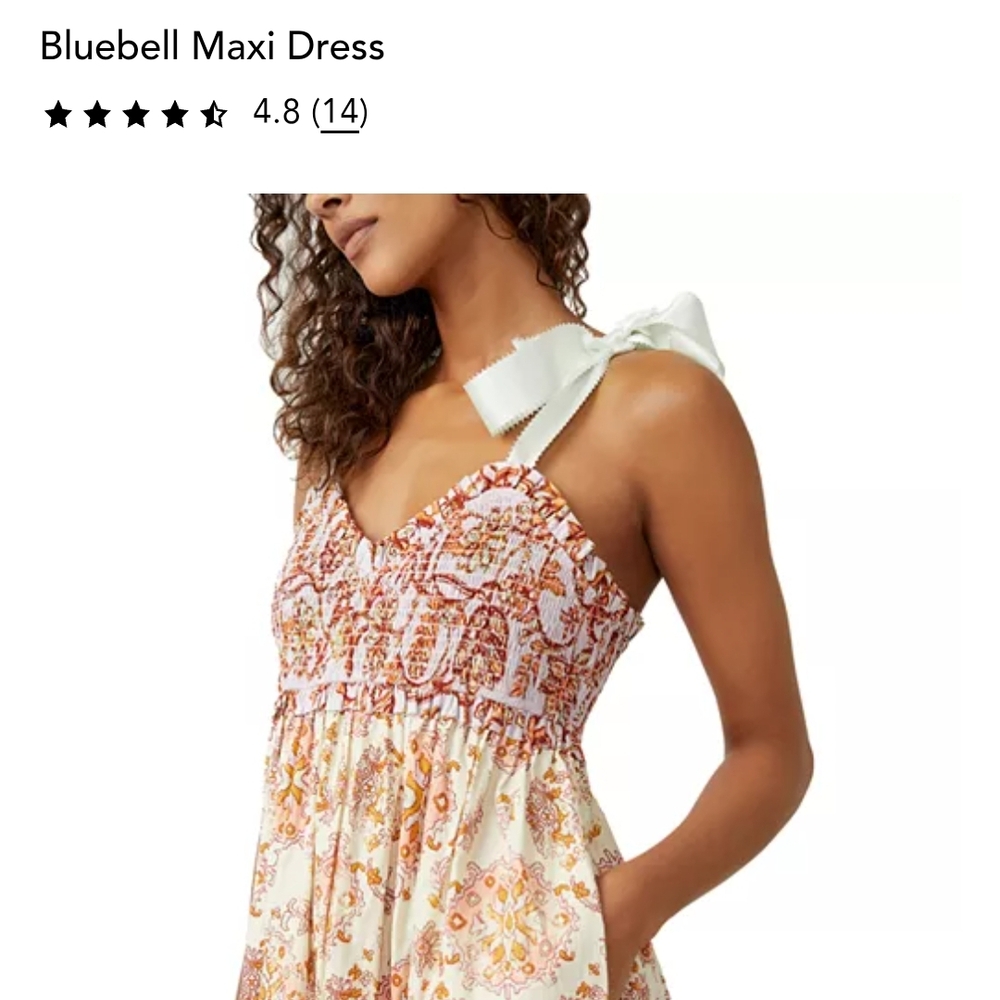 Free People Multicolor Floral Maxi Dress - Picture 3 of 6